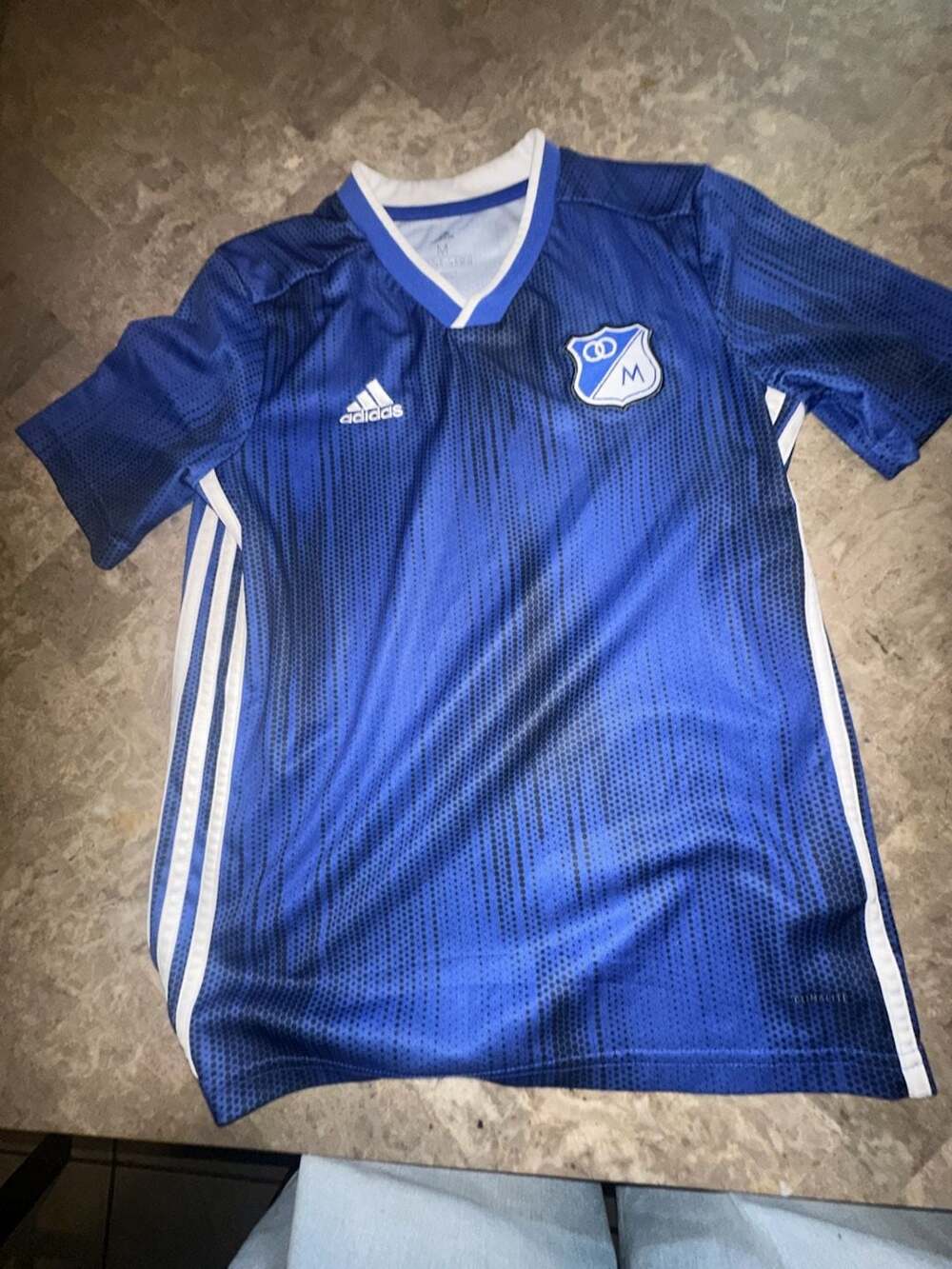 Adidas Millonarios FC 2019 Home Soccer Jersey Youth Size Medium